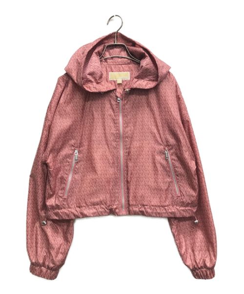 MICHAEL KORS（マイケルコース）MICHAEL KORS (マイケルコース) ジップアップショートジャケット ピンク サイズ:Sの古着・服飾アイテム