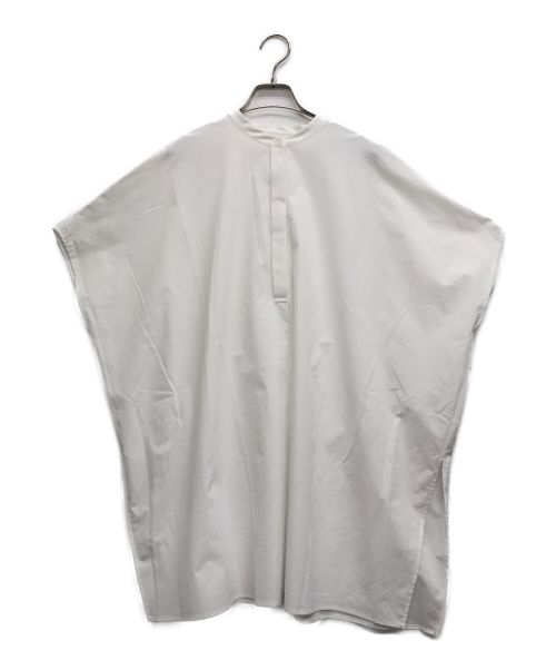 icB（アイシービー）icB (アイシービー) ヴィンテージスパンブロード プルオーバーブラウス ホワイト サイズ:4の古着・服飾アイテム