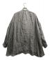 SUZUKI TAKAYUKI (スズキタカユキ) frilled blouse グレー サイズ:記載無し：17000円