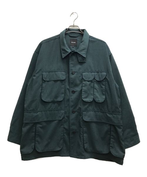 BEAMS（ビームス）BEAMS (ビームス) フィッシングジャケット グリーン サイズ:Mの古着・服飾アイテム
