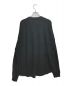 UNFIL (アンフィル) raw silk plain-jersey long sleeve Tee/ロウシルクプレーンジャージーロングスリーブT ブラック サイズ:4：5000円