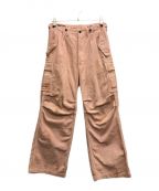 DAIRIKUダイリク）の古着「Wide Cargo Pants/ワイドカーゴパンツ」｜ピンク
