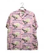 WACKO MARIAワコマリア）の古着「ハワイアンシャツ」｜ピンク