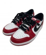 NIKE (ナイキ) ローカットスニーカー レッド サイズ:26