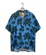 PS Paul Smith (ＰＳポールスミス) オープンカラーシャツ ネイビー サイズ:XL