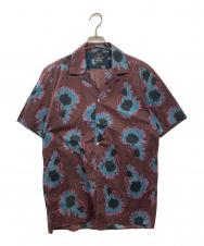 PS Paul Smith (ＰＳポールスミス) オープンカラーシャツ ブラウン サイズ:L
