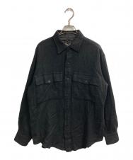 HAVERSACK (ハバーサック) カシミヤシャツ ブラック サイズ:M