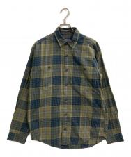 Patagonia (パタゴニア) ピマコットンチェックシャツ グリーン サイズ:XS
