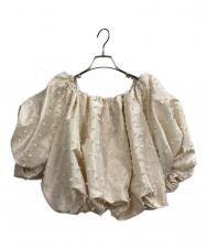 AMERI (アメリ) RIBBON LIKE BALLOON SHORT TOP アイボリー サイズ:F