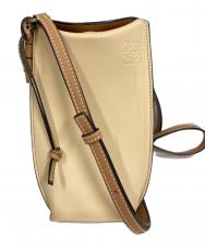 LOEWE (ロエベ) ゲートポケット ショルダーバッグ ベージュ