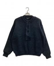 UNUSED (アンユーズド) HALF ZIP KNIT ネイビー サイズ:2