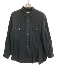 COMME des GARCONS HOMME (コムデギャルソン オム) ロングスリーブシャツ ブラック サイズ:表記無し