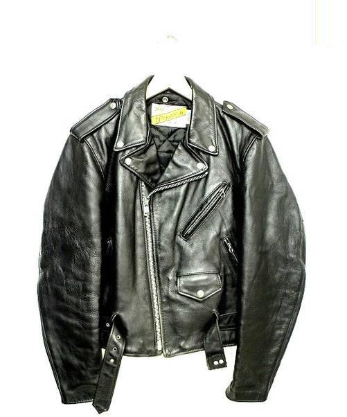 中古 古着通販 Schott ショット 80 90sヴィンテージレザーダブルライダースジャケット ブラック サイズ 40 80 90年代 バイカー タグ後期 ブランド 古着通販 トレファク公式 Trefac Fashion