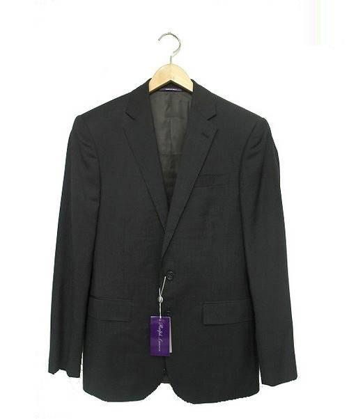 RALPH LAUREN PurpleLabel (ラルフローレン パープルレーベル) セットアップウール2Bスーツ ブラック サイズ:36R 未使用品