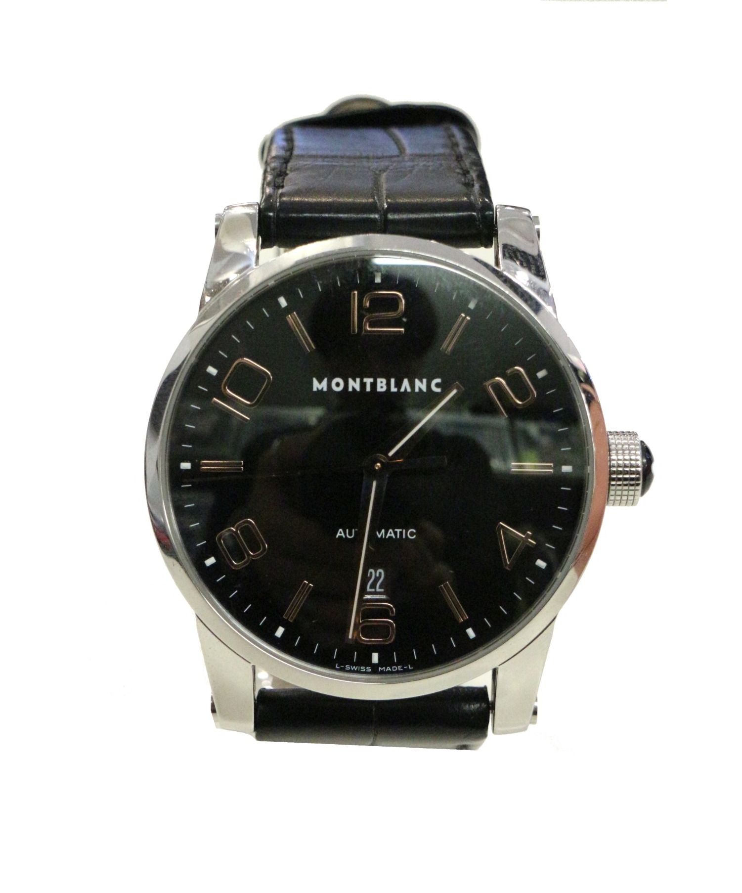 MONTBLANC (モンブラン) 腕時計 サイズ:下記参照 タイムウォーカー 7070 オートマチック PB305492 BKダイヤル