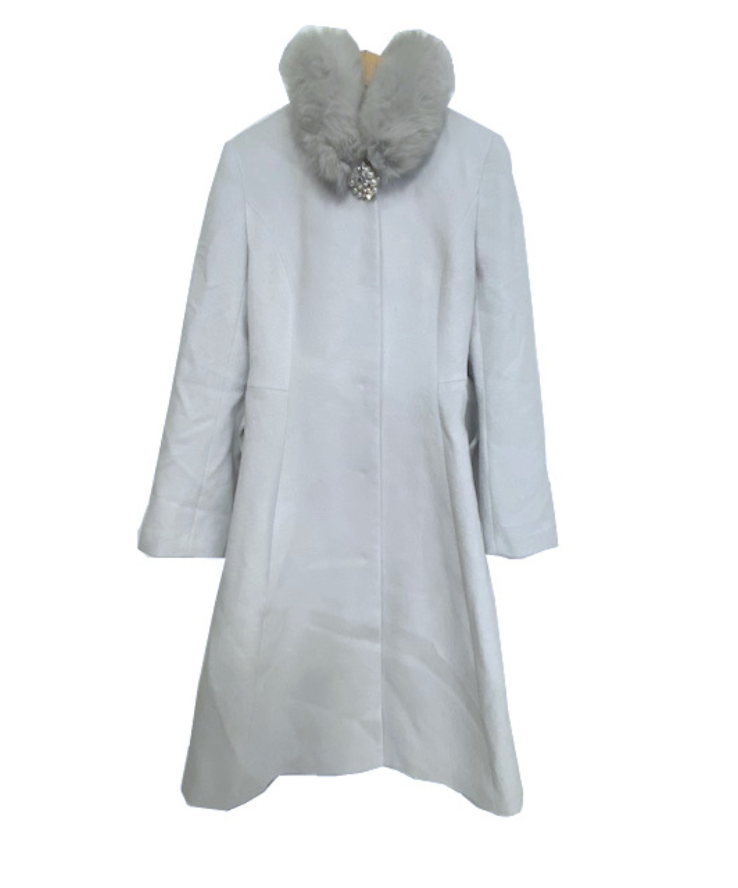 中古 古着通販 Debut De Fiore デビュードフィオレ プリンセスフードコート ブルー サイズ 38 美人百花掲載アイテム ブランド 古着通販 トレファク公式 Trefac Fashion