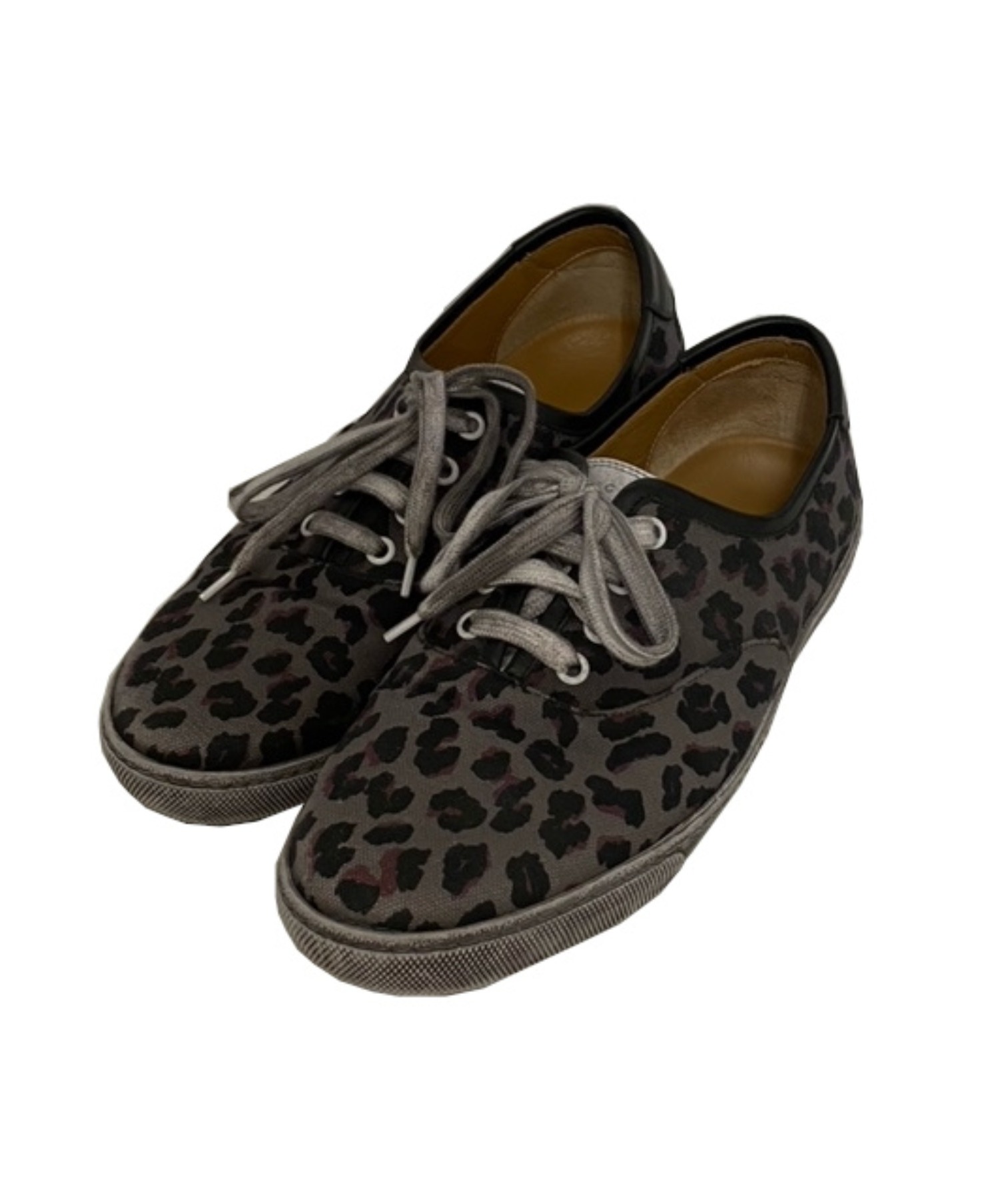 中古 古着通販 Marc Jacobs マークジェイコブス レオパード柄シューズ グレー サイズ 41 アンティーク加工 ブランド 古着通販 トレファク公式 Trefac Fashion