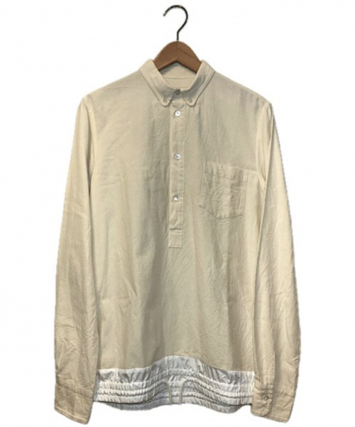 中古・古着通販】sacai×10 corso como comme des garcons (サカイ×ディエチコルソコモコムデギャルソン)  コラボドローコードプルオーバーL/Sシャツ ホワイト サイズ:2｜ブランド・古着通販 トレファク公式【TREFAC FASHION】