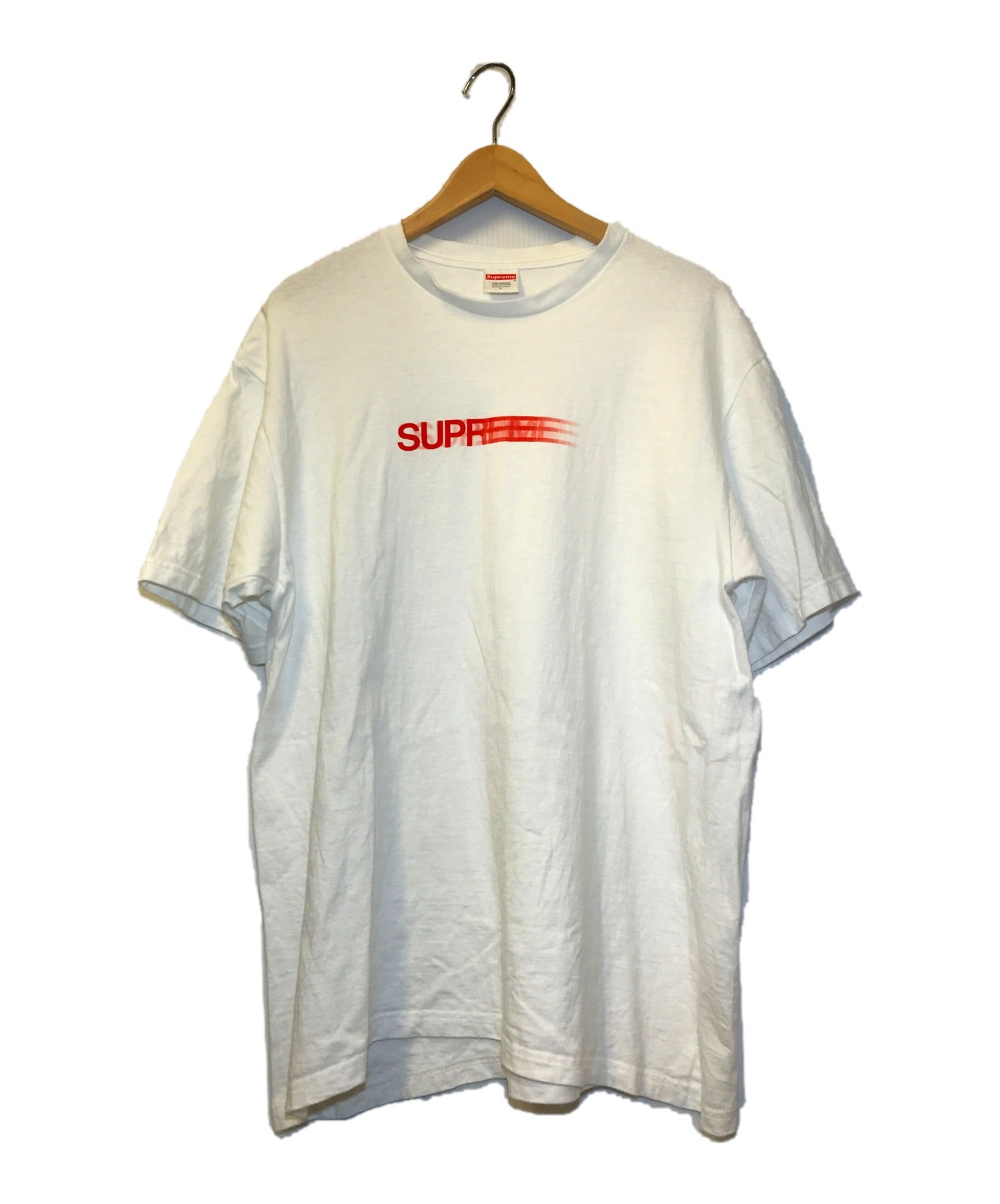 【中古・古着通販】SUPREME (シュプリーム) モーションロゴTシャツ ホワイト サイズ:L｜ブランド・古着通販 トレファク公式