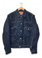 TCB jeans（ティーシービー ジーンズ）の古着「Type2ウールライニングデニムジャケット」｜インディゴ