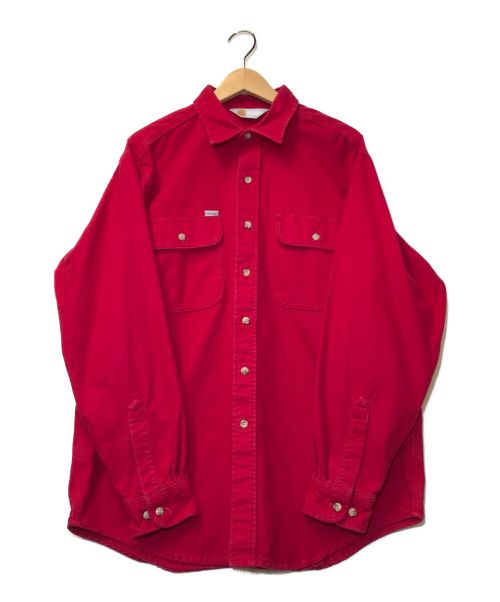 CarHartt（カーハート）CarHartt (カーハート) ワークシャツ レッド サイズ:記載無の古着・服飾アイテム
