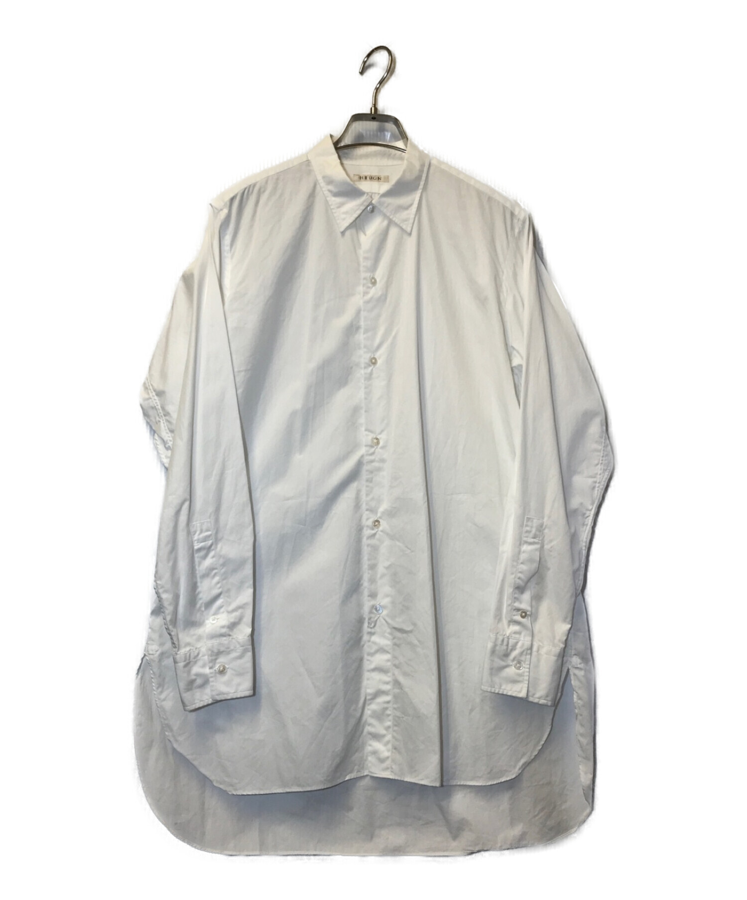 【中古・古着通販】HEUGN (ユーゲン) JAMESレギュラーカラーシャツ ホワイト サイズ:2｜ブランド・古着通販 トレファク公式