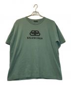 BALENCIAGAバレンシアガ）の古着「BBロゴTシャツ」｜グレー