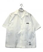 PRADA（プラダ）の古着「Re Nylonオープンカラーシャツ」｜ホワイト