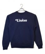 UNION ORIGINAL（ユニオンオリジナル）の古着「サマーロゴクルー」｜ネイビー