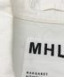 中古・古着 MHL (エムエイチエル) 半袖シャツ ホワイト サイズ:S：4800円