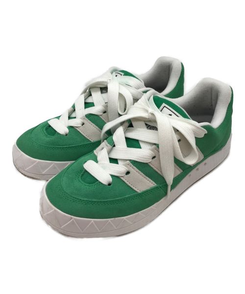 adidas（アディダス）adidas (アディダス) アディマティック ホワイト×グリーン サイズ:US9.5/UK8.5/EUR43.5の古着・服飾アイテム