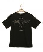 NUMBER (N)INEナンバーナイン）の古着「9th ANNIVERSARY NirvanaスマイルプリントTシャツ」｜ブラック