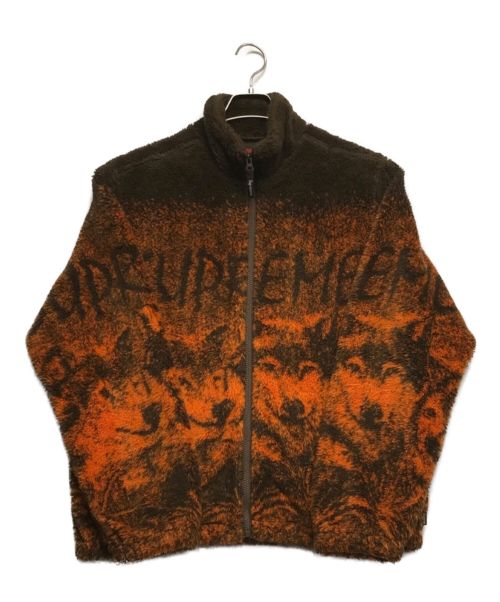 SUPREME（シュプリーム）Supreme (シュプリーム) ウルフフリースジャケット ブラウン サイズ:Mの古着・服飾アイテム