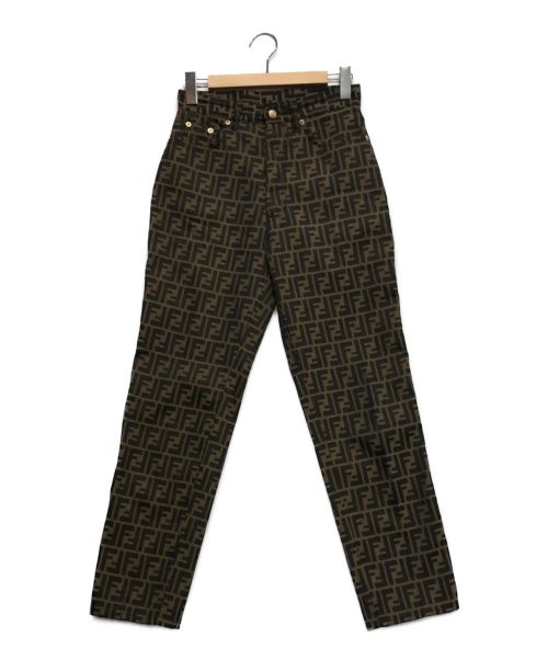 FENDI（フェンディ）FENDI (フェンディ) ズッカ柄パンツ ベージュ サイズ:W29の古着・服飾アイテム