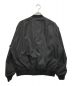 ReZARD (リザード) ロゴMA-1ジャケット ブラック サイズ:M：6800円