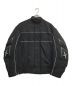 BALENCIAGA（バレンシアガ）の古着「ロゴワイドスリーブボンバージャケット」｜ブラック