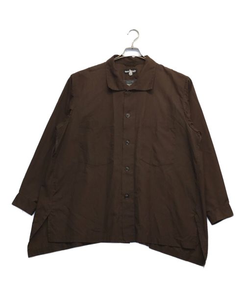MONITALY（モニタリー）MONITALY (モニタリー) オーバーサイズダブルポケットシャツジャケット ブラウン サイズ:XLの古着・服飾アイテム