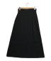 ATON (エイトン) ウールデニムAラインスカート ブラック サイズ:01：5800円