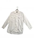 YOHJI YAMAMOTO COSTUME DHOMMEヨウジヤマモトコスチュームドオム）の古着「ロングフラップポケットシャツ」｜ホワイト