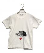 PLAY COMME des GARCONS×THE NORTH FACEプレイ コムデギャルソン×ザ ノース フェイス）の古着「Play together TEE」｜ホワイト