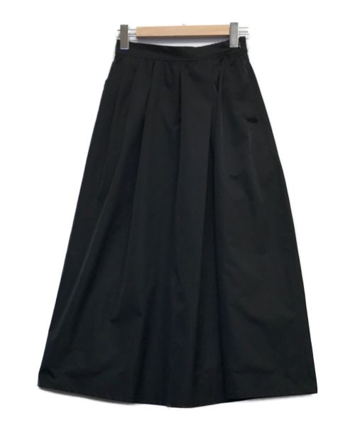 SLOBE IENA（スローブ イエナ）SLOBE IENA (スローブ イエナ) ランダムタックスカート ブラック サイズ:36の古着・服飾アイテム