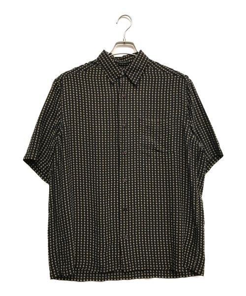 Claiborne（クレイボーン）Claiborne (クレイボーン) 半袖シャツ ブラック サイズ:Mの古着・服飾アイテム