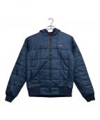 Patagoniaパタゴニア）の古着「BOX QUILTED HOODY」｜ブルー