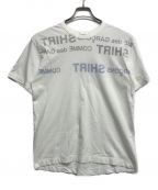 COMME des GARCONS SHIRTコムデギャルソンシャツ）の古着「裏返し反転ロゴTシャツ」｜ホワイト