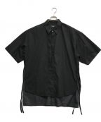 HAREハレ）の古着「半袖レイヤードシャツ」｜ブラック