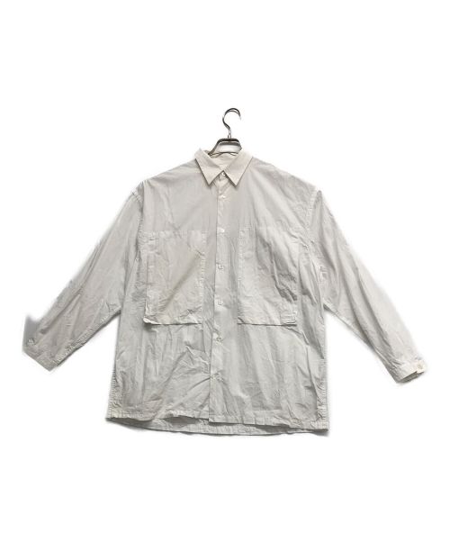 E.TAUTZ（イートーツ）E.TAUTZ (イートーツ) コアラインマンシャツ ホワイト サイズ:Mの古着・服飾アイテム