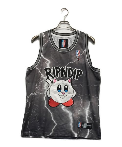 RIPNDIP（リップンディップ）RIPNDIP (リップンディップ) ゲームシャツ グレー サイズ:Mの古着・服飾アイテム