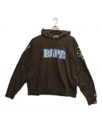 A BATHING APEアベイシングエイプ）の古着「BAPE Football Relaxed Fit Pullover Hoodie」｜ブラウン
