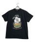 UNDERCOVER（アンダーカバー）の古着「コラボプリントTシャツ」｜ネイビー