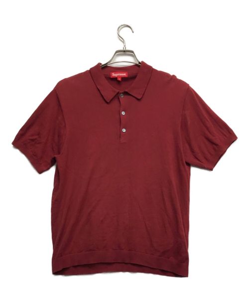 SUPREME（シュプリーム）SUPREME (シュプリーム) ポロシャツ レッド サイズ:Sの古着・服飾アイテム